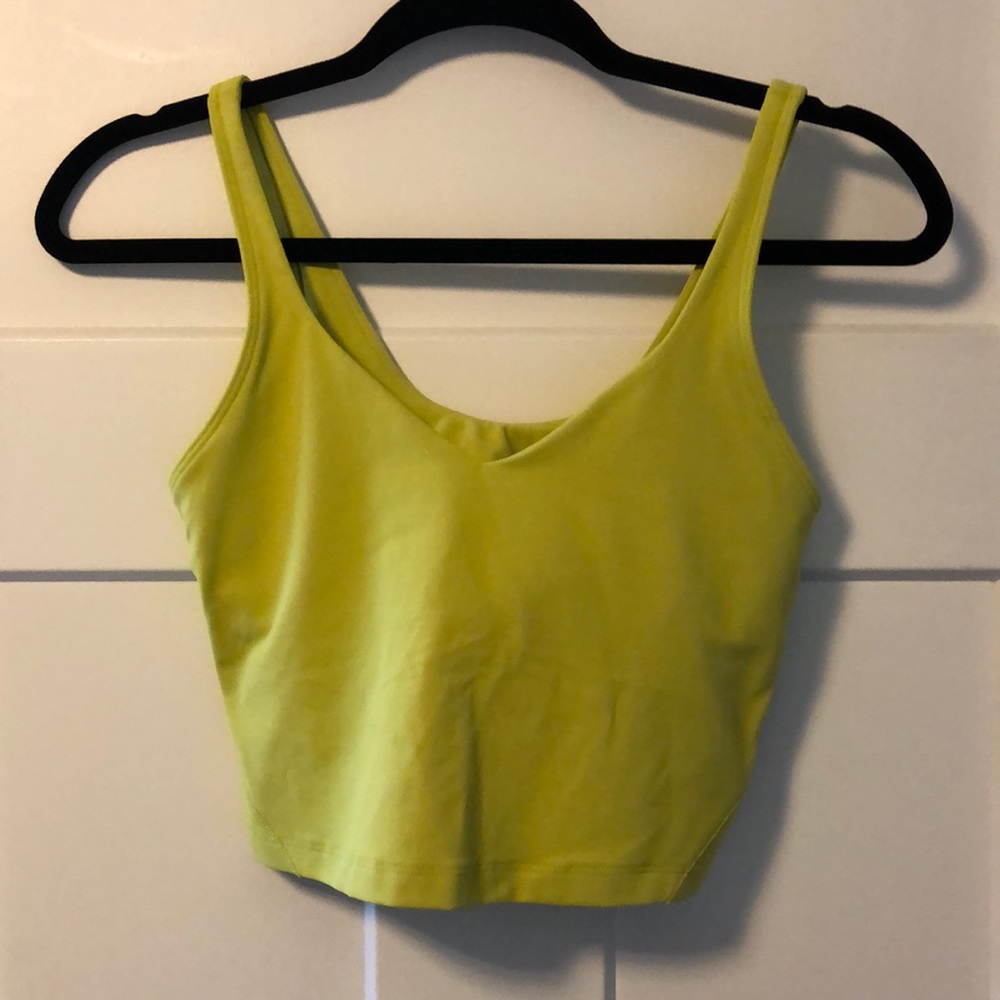 Lululemon Align Tank in Yellow Serpentine Size 6